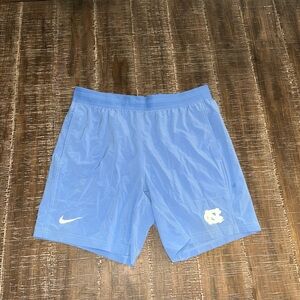 UNC Tar Heels Nike Dri-Fit athletic shorts. Size medium